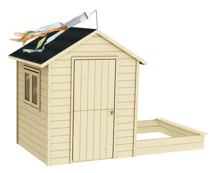 ELISABETH  wooden house with sandbox